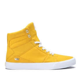 Supra ALUMINUM Høye Sneakers Dame Hvite | NO-29525